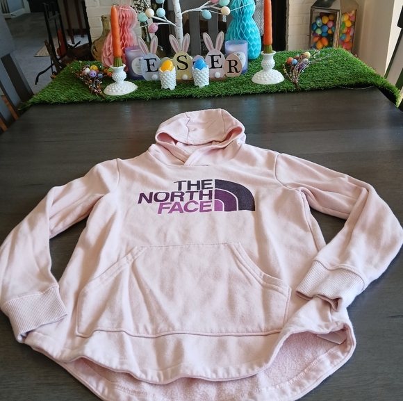 North Face Hoodie Girls M Good Used Condition - Picture 1 of 3